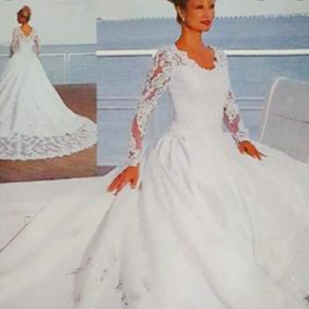 Used Forever yours wedding dress style number 4525